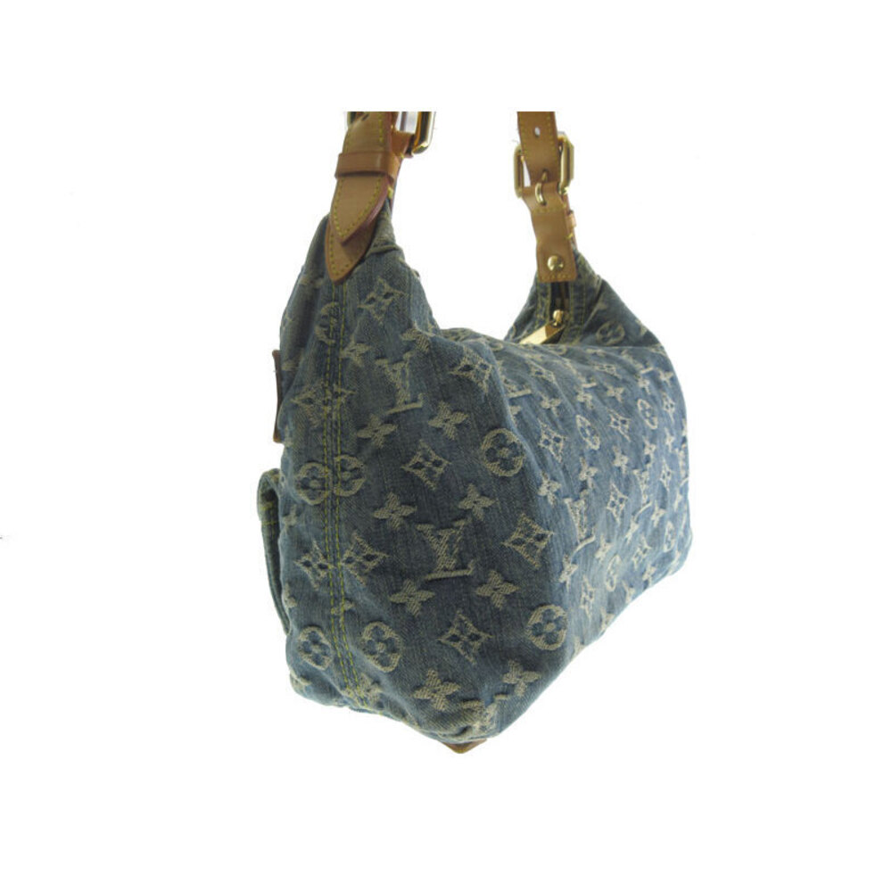 LOUIS VUITTON Baggy Monogram Denim Blue Shoulder Bag - Picture 2 of 10